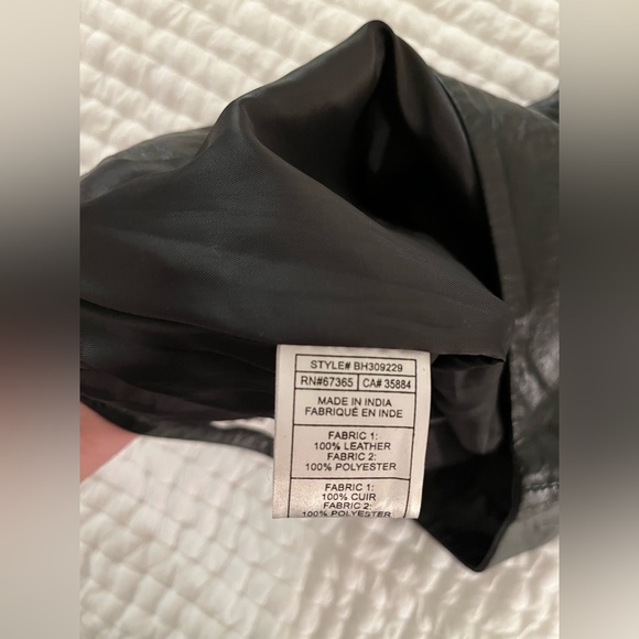 BB Dakota black leather mini skirt Size 2 Small - Picture 5 of 7